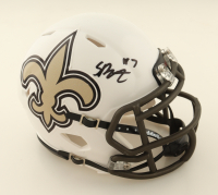 Spencer Rattler Signed Saints Speed Mini Helmet (PSA) at PristineAuction.com