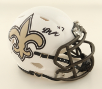 Spencer Rattler Signed Saints Speed Mini Helmet (PSA) at PristineAuction.com