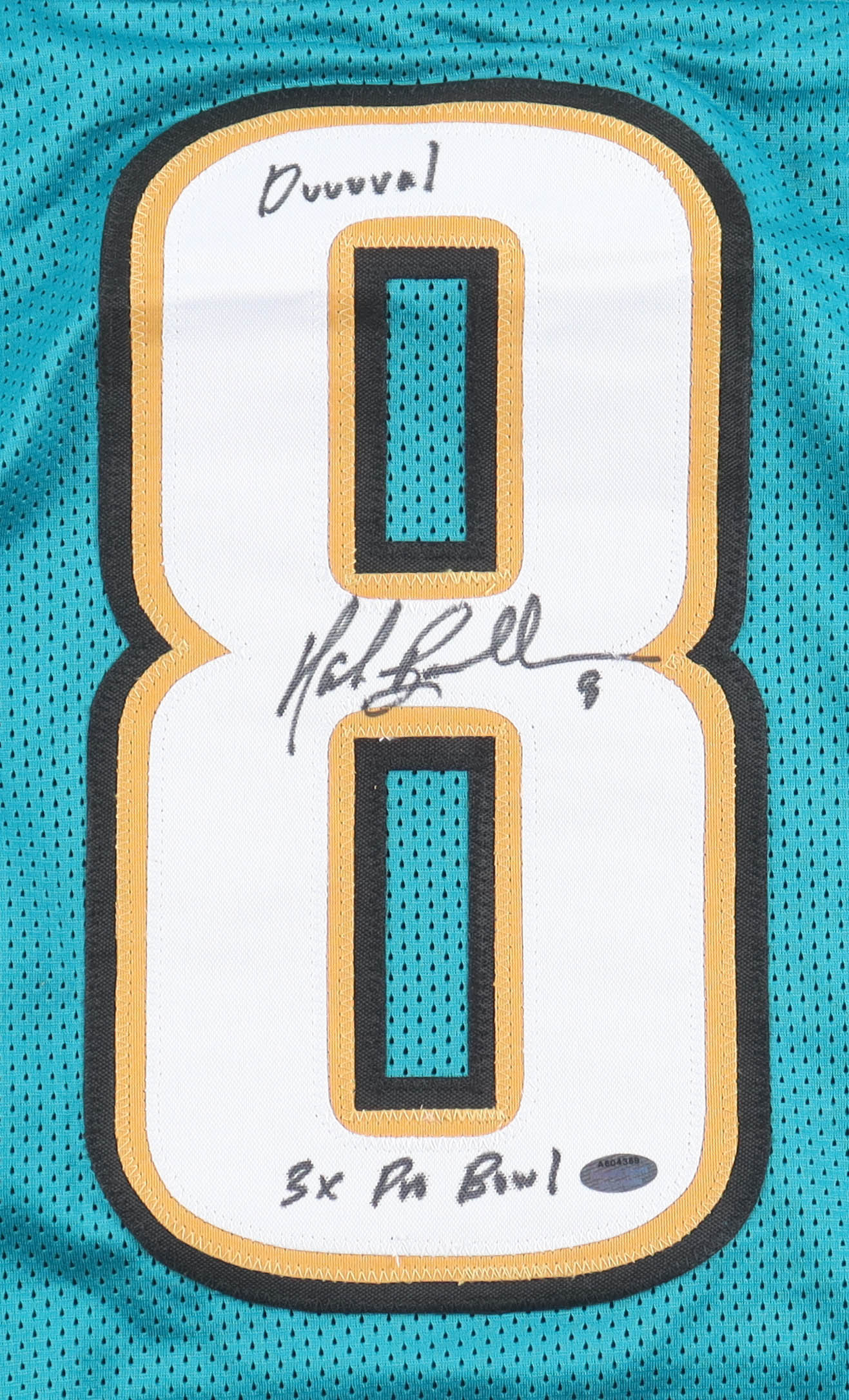 Mark Brunell Signed Jersey Inscribed "Duuuval" & "3x Pro Bowl" (Schwartz) at PristineAuction.com Mark Brunell Signed Jersey Inscribed "Duuuval" & "3x Pro Bowl" (Schwartz) at PristineAuction.com