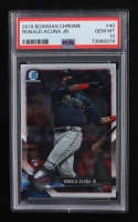 Ronald Acuna Jr. 2018 Bowman Chrome #40 RC (PSA 10) at PristineAuction.com