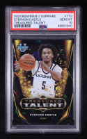 Stephon Castle 2023-24 Bowman Chrome University Sapphire Treasured Talent #TT-9 (PSA 10) at PristineAuction.com