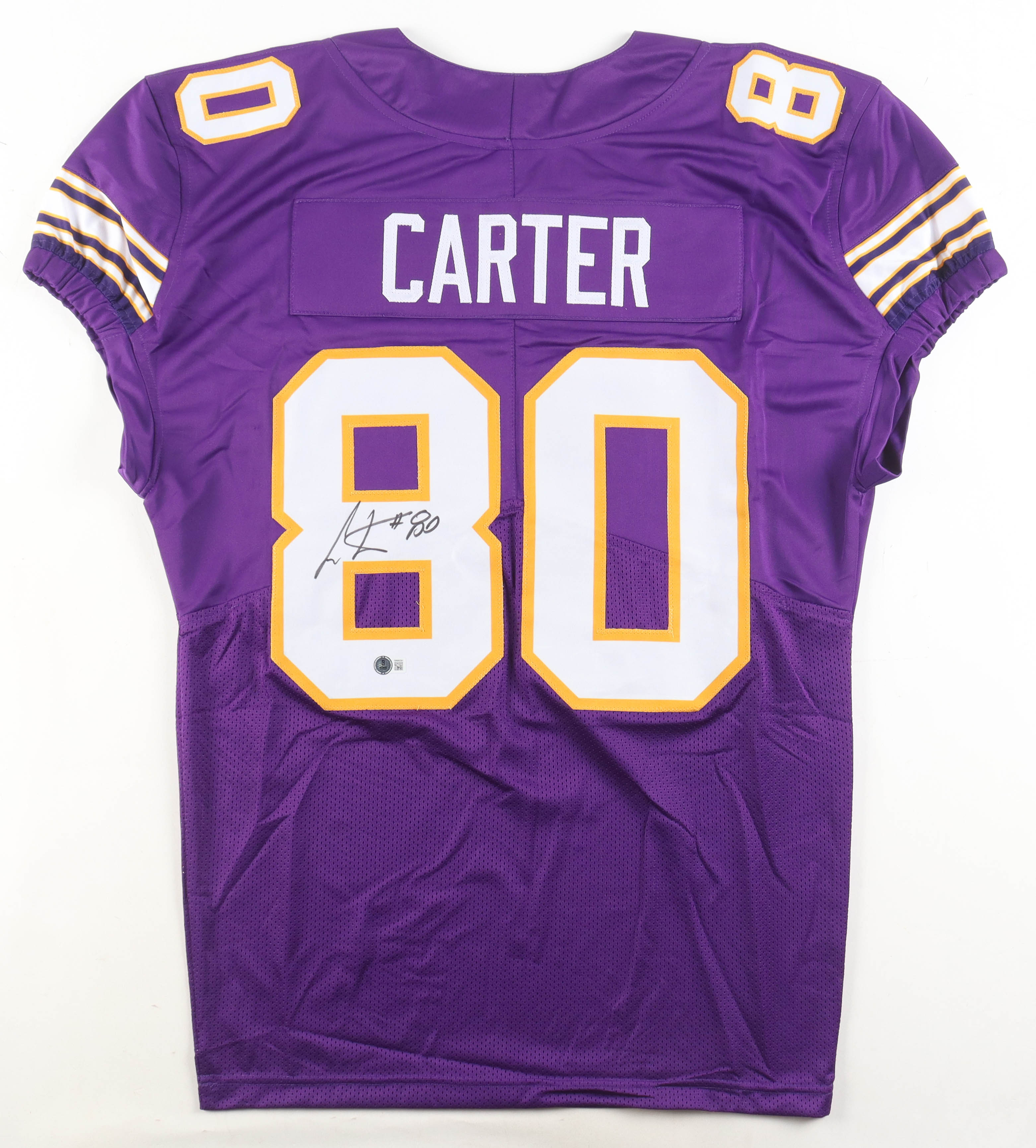 Cris Carter Signed Jersey (Beckett) at PristineAuction.com Cris Carter Signed Jersey (Beckett) at PristineAuction.com