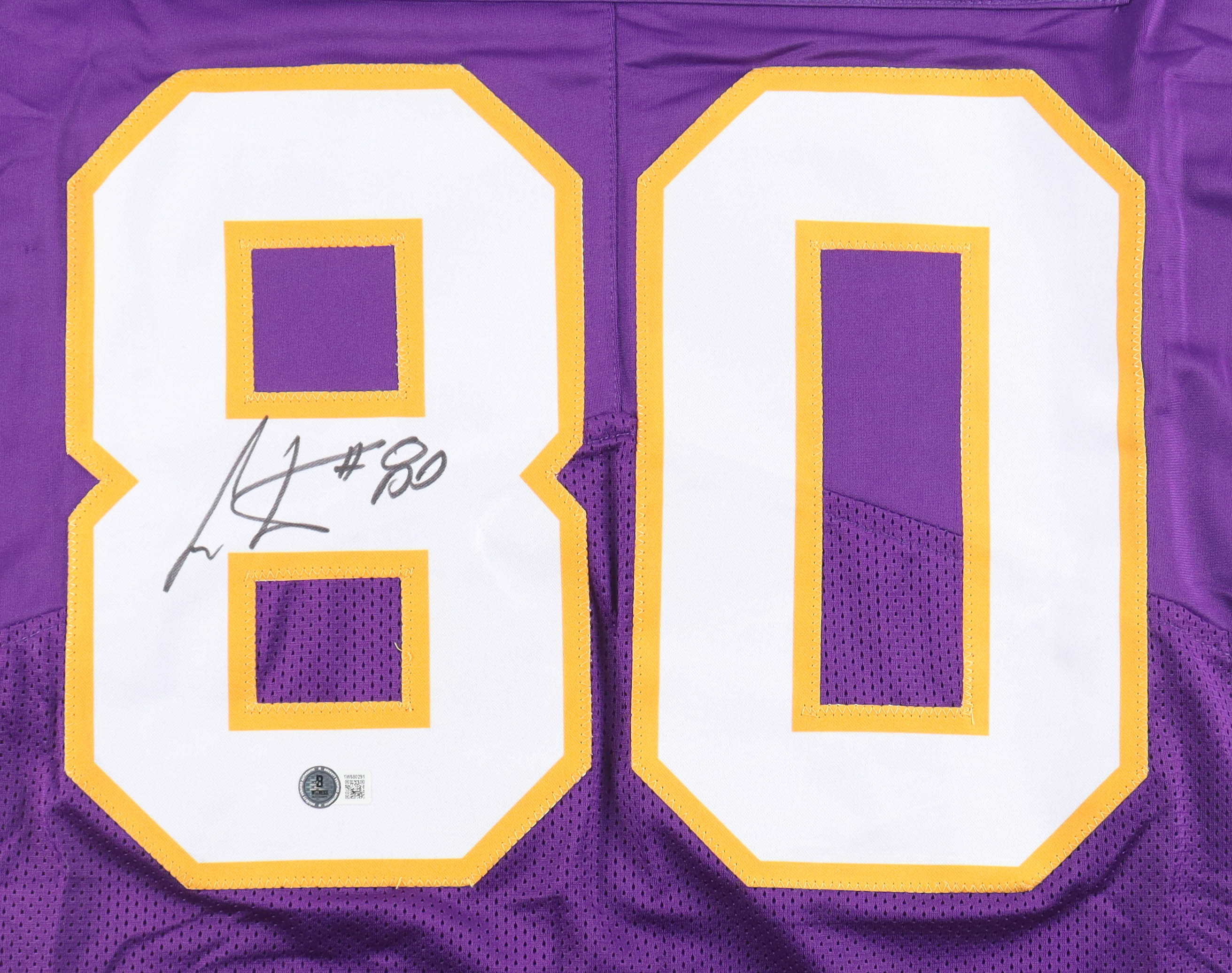 Cris Carter Signed Jersey (Beckett) at PristineAuction.com Cris Carter Signed Jersey (Beckett) at PristineAuction.com