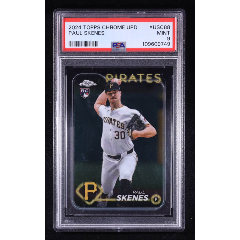 Paul Skenes 2024 Topps Chrome Update #USC88 RC (PSA 9) at PristineAuction.com