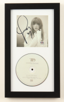 Taylor Swift Signed Custom Framed "The Tortured Poets Department" CD Album Insert Display with Disc (PSA) at PristineAuction.com