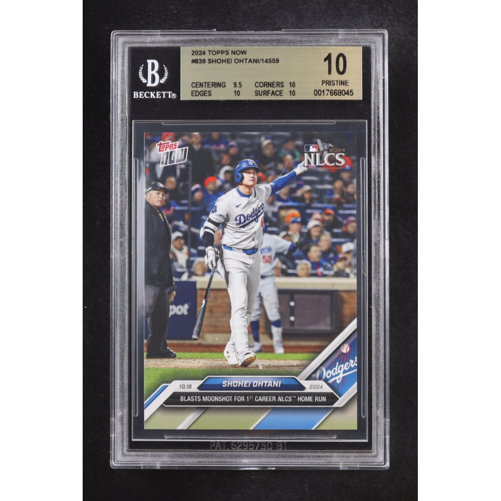 Shohei Ohtani 2024 Topps Now #839 (BGS 10) at PristineAuction.com