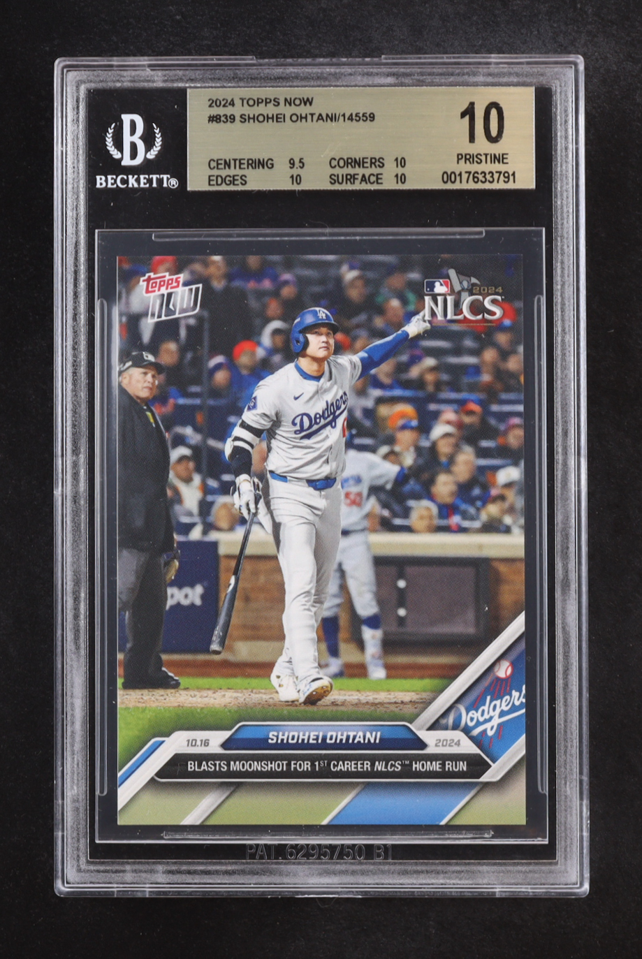 Shohei Ohtani 2024 Topps Now #839 (BGS 10) at PristineAuction.com Shohei Ohtani 2024 Topps Now #839 (BGS 10) at PristineAuction.com