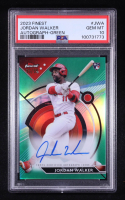 Jordan Walker 2023 Topps Finest Autograph Green #FA-JWA #86/99 RC (PSA 10) at PristineAuction.com