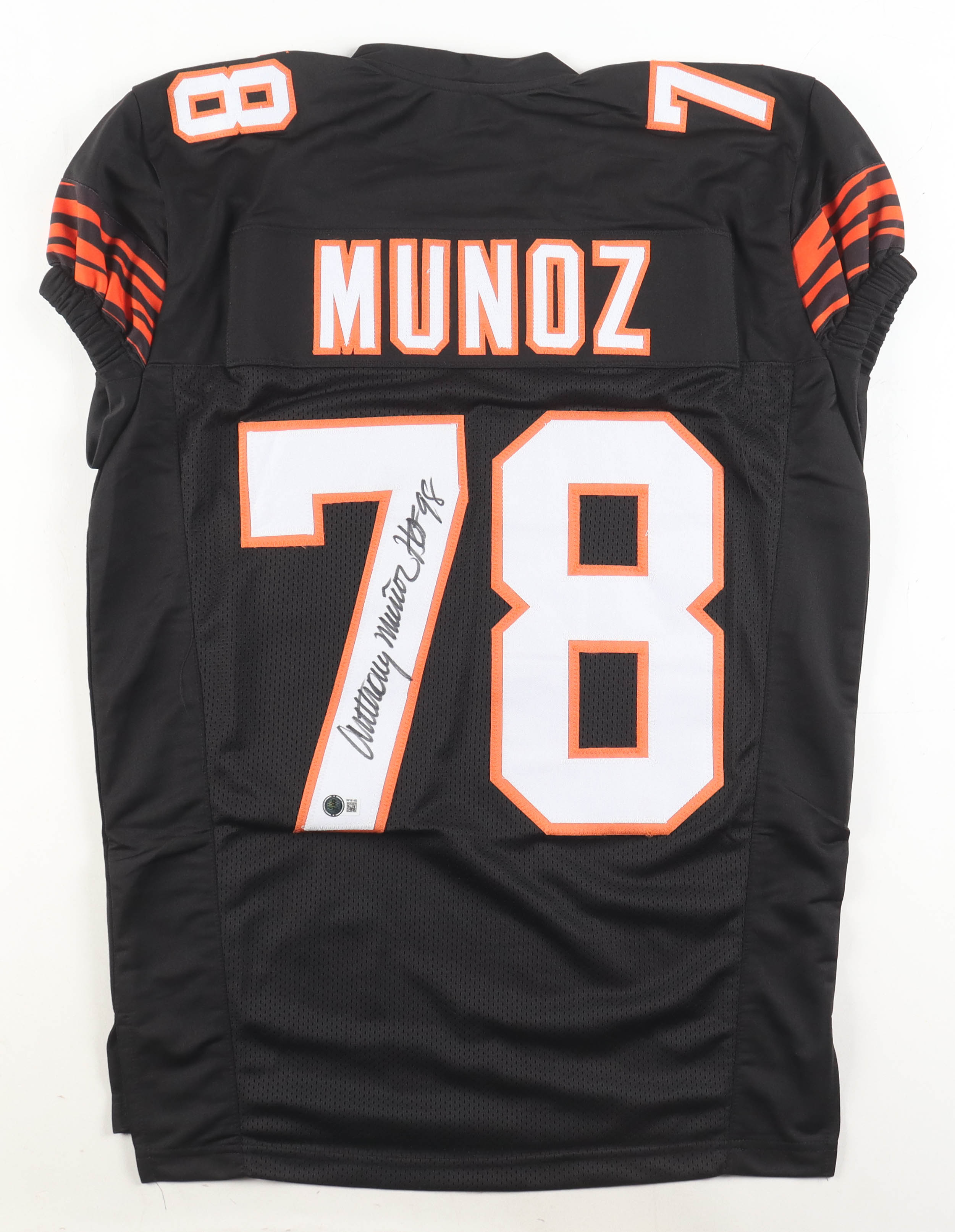 Anthony Munoz Signed Jersey (Beckett) at PristineAuction.com Anthony Munoz Signed Jersey (Beckett) at PristineAuction.com