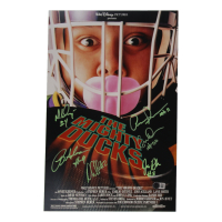 "The Mighty Ducks" 11x17 Photo Signed by (6) Including Aaron Schwartz & Danny Tamberelli (Beckett) at PristineAuction.com