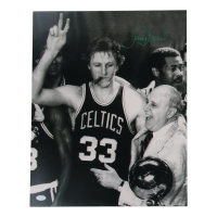 Larry Bird Signed Celtics 16x20 Photo (PSA) at PristineAuction.com