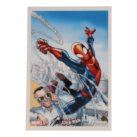 Stan Lee Signed "Spider-Man" Marvel 13x19 Art Print by J. Scott Campbell (PSA) at PristineAuction.com