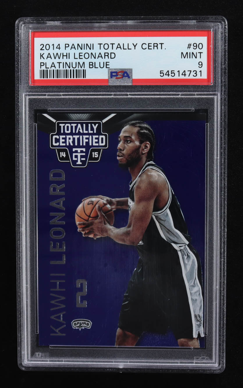 Kawhi Leonard 2014-15 Totally Certified Platinum Blue #90B #109/149 (PSA 9) at PristineAuction.com Kawhi Leonard 2014-15 Totally Certified Platinum Blue #90B #109/149 (PSA 9) at PristineAuction.com