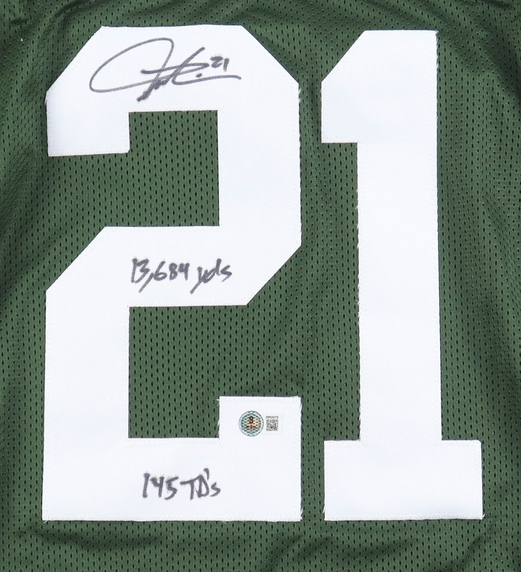 LaDainian Tomlinson Signed Jersey Inscribed "13,684 Yds" & "134 TDs"(Beckett) at PristineAuction.com LaDainian Tomlinson Signed Jersey Inscribed "13,684 Yds" & "134 TDs"(Beckett) at PristineAuction.com