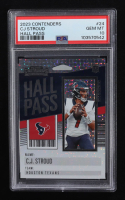 CJ Stroud 2023 Panini Contenders Hall Pass #24 RC (PSA 10) at PristineAuction.com