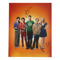 Jim Parsons, Kaley Cuoco, & Johnny Galecki Signed "The Big Bang Theory" 11x14 Poster (JSA) at PristineAuction.com