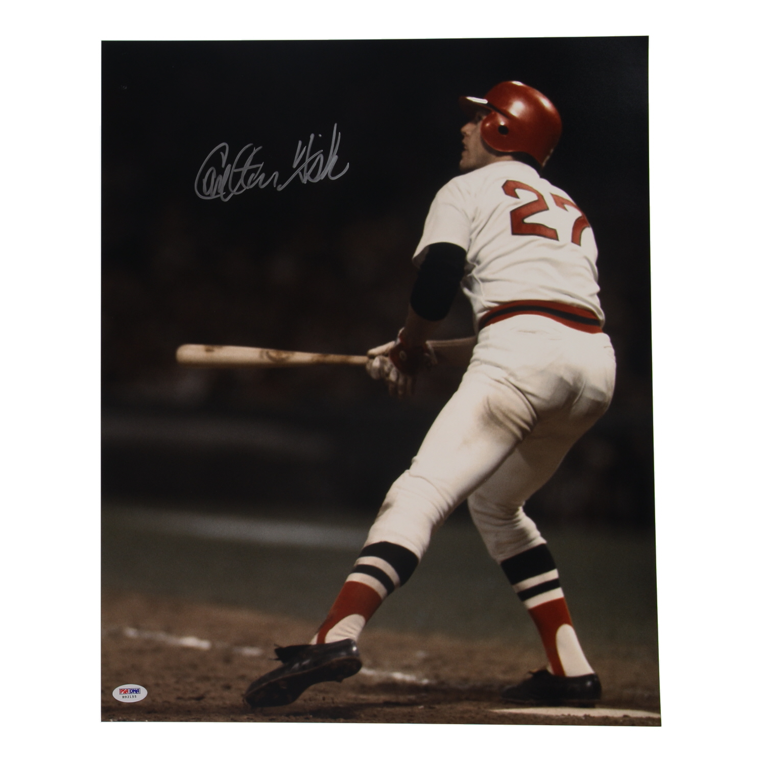 Carlton Fisk Signed Red Sox 16x20 Photo (PSA) at PristineAuction.com Carlton Fisk Signed Red Sox 16x20 Photo (PSA) at PristineAuction.com