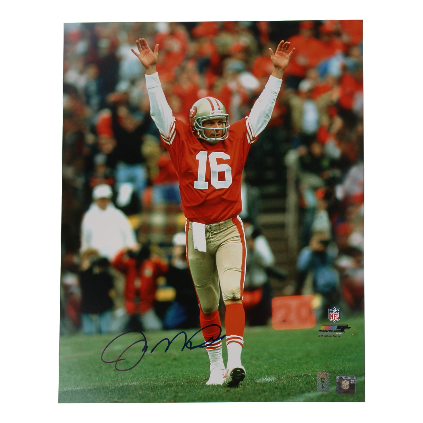 Joe Montana Signed 49ers 16x20 Photo (Montana) at PristineAuction.com Joe Montana Signed 49ers 16x20 Photo (Montana) at PristineAuction.com