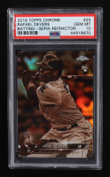 Rafael Devers 2018 Topps Chrome Sepia Refractors #25 RC (PSA 10) at PristineAuction.com