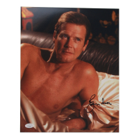 Roger Moore Signed "A View to a Kill" 11x14 Photo (JSA) at PristineAuction.com