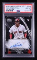Ceddanne Rafaela 2024 Topps Chrome Black Autographs #CBA-CRA (PSA 10) at PristineAuction.com
