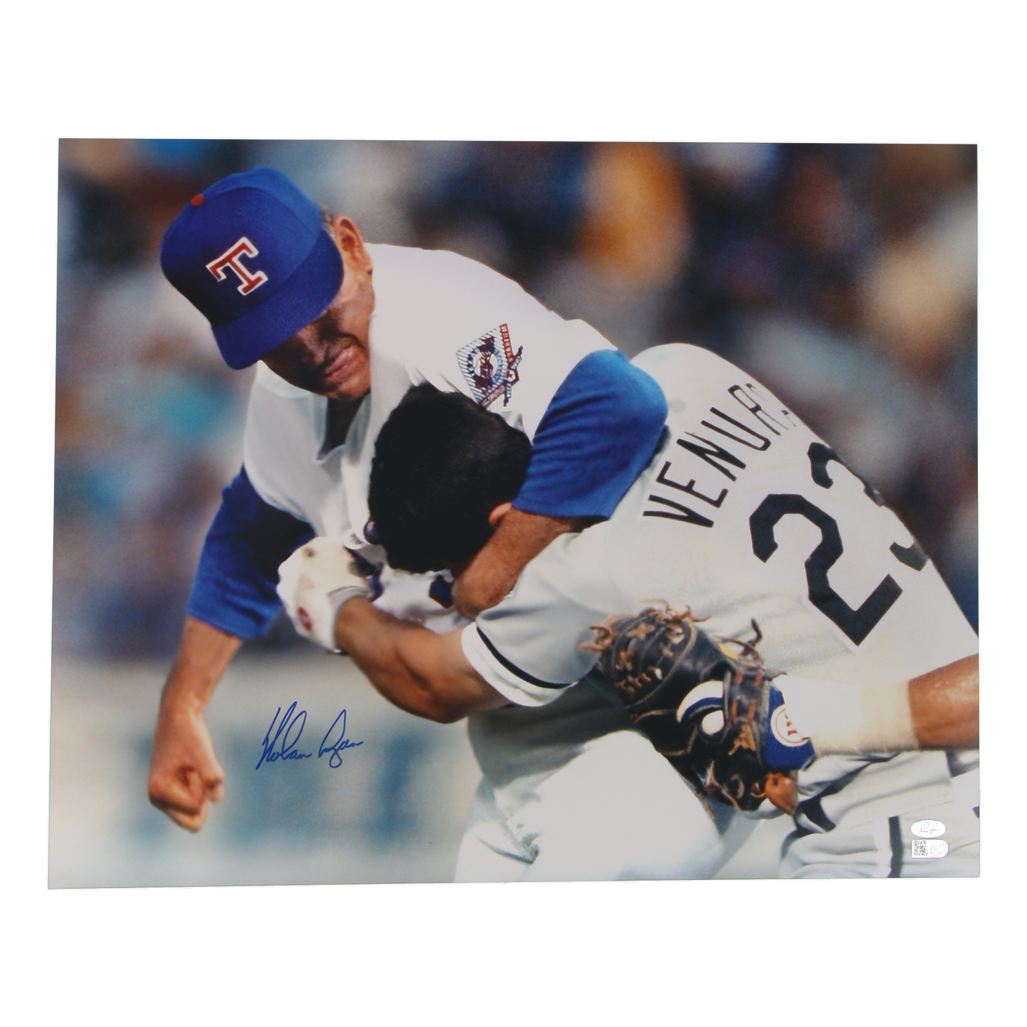 Nolan Ryan Signed Rangers 16x20 Photo (AIV) at PristineAuction.com Nolan Ryan Signed Rangers 16x20 Photo (AIV) at PristineAuction.com
