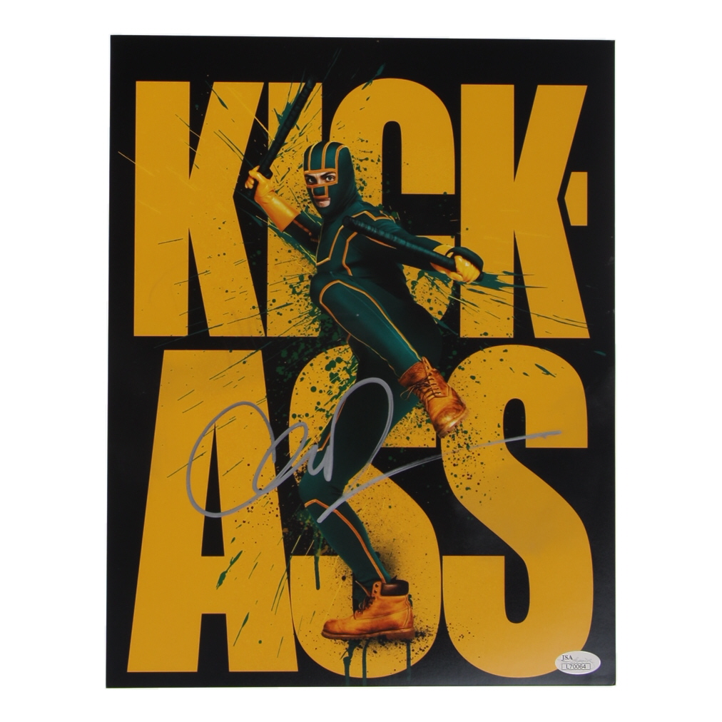 Aaron Taylor-Johnson Signed "Kick-Ass" 11x14 Photo (JSA) at PristineAuction.com Aaron Taylor-Johnson Signed "Kick-Ass" 11x14 Photo (JSA) at PristineAuction.com