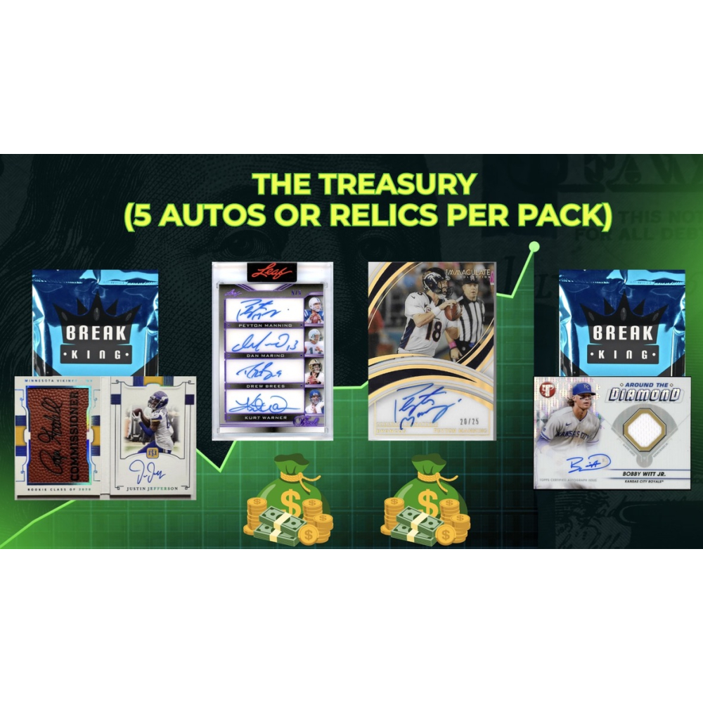 Break King: The Treasury Multi-Sport Edition Mystery Box at PristineAuction.com