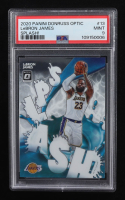 LeBron James 2020-21 Donruss Optic Splash #13 (PSA 9) at PristineAuction.com