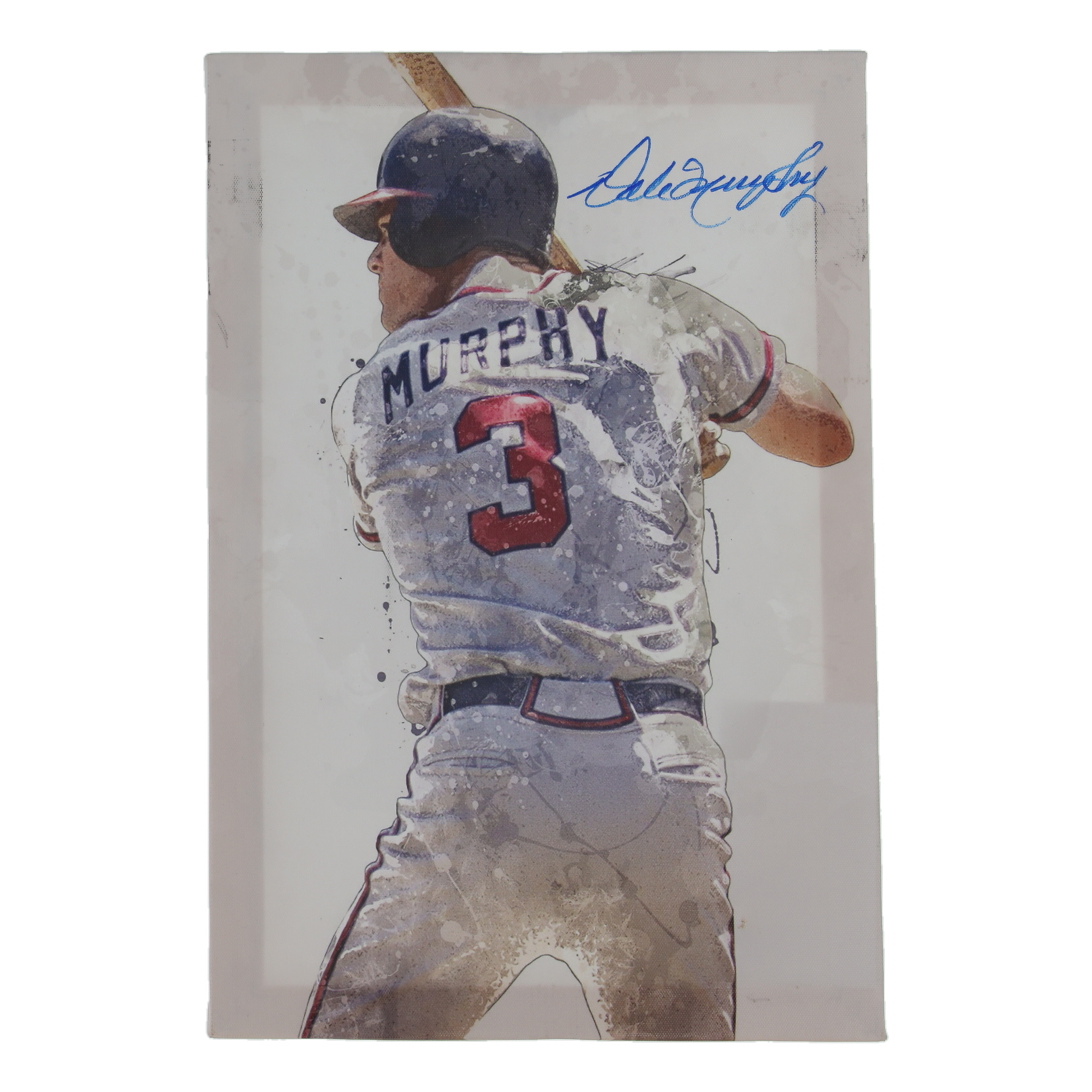 Dale Murphy Signed Braves 12x18 Canvas Art Print (JSA) at PristineAuction.com Dale Murphy Signed Braves 12x18 Canvas Art Print (JSA) at PristineAuction.com
