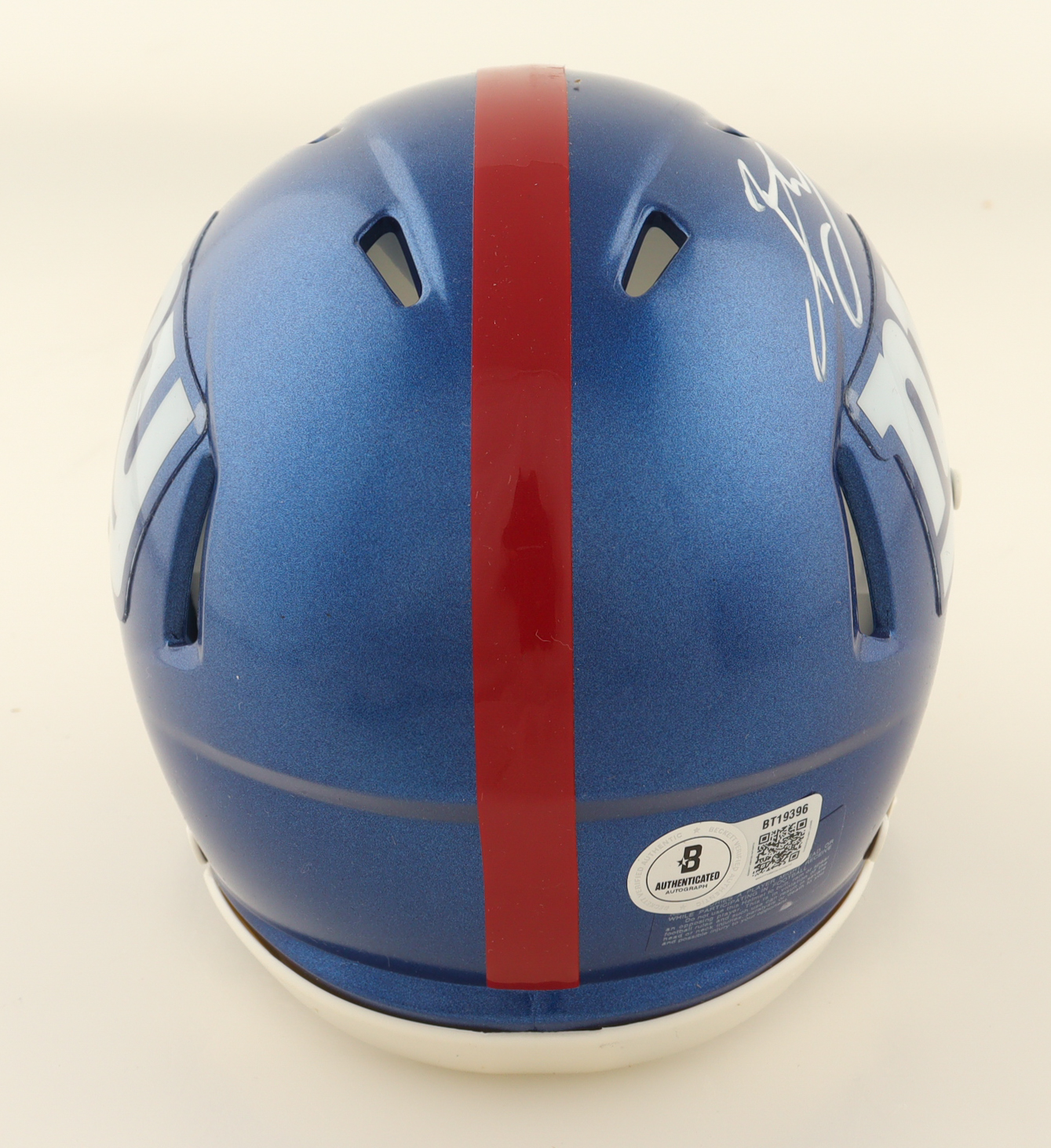 Brandon Jacobs Signed Giants Speed Mini Helmet (Beckett) at PristineAuction.com Brandon Jacobs Signed Giants Speed Mini Helmet (Beckett) at PristineAuction.com