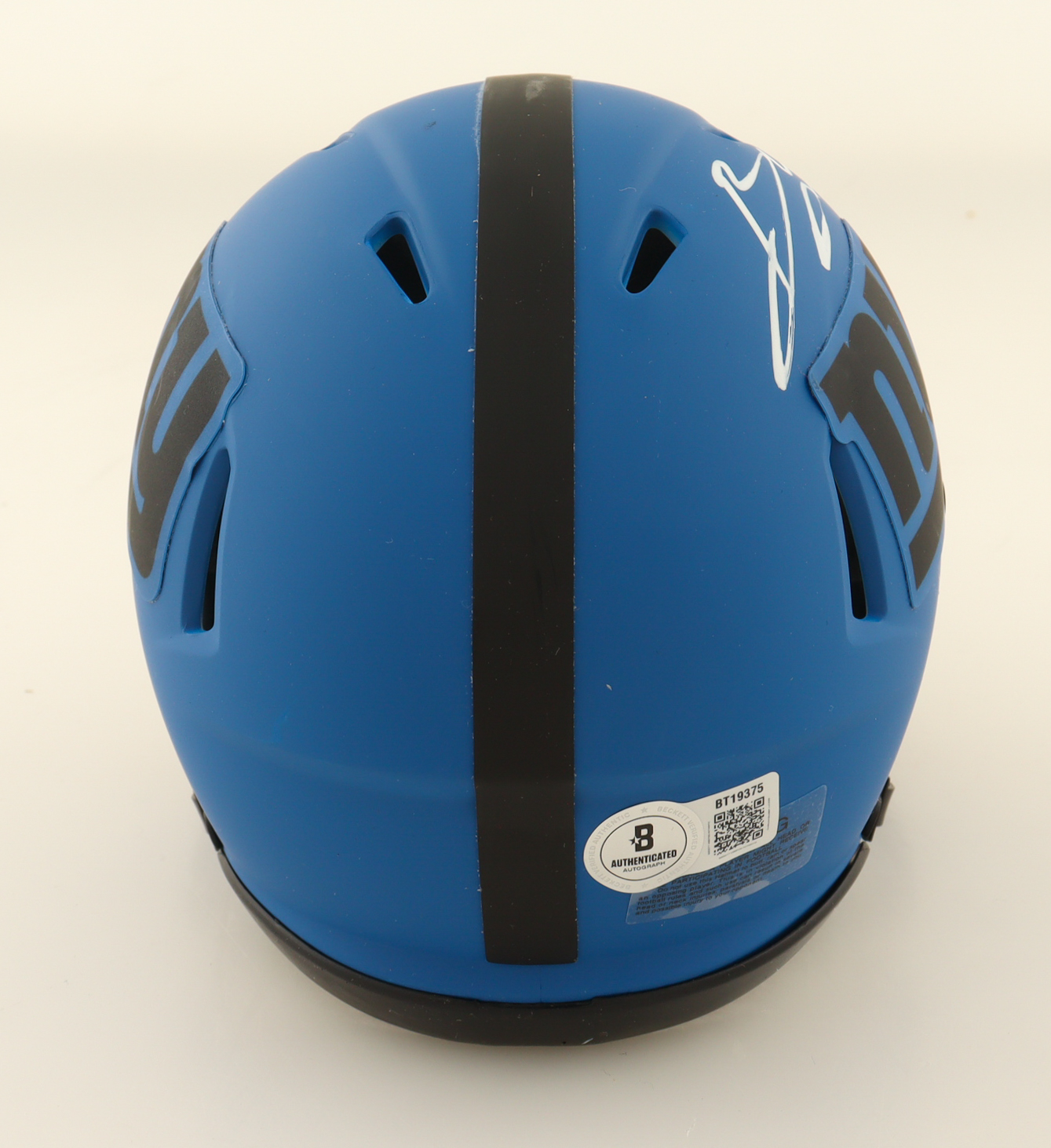 Brandon Jacobs Signed Giants Rave Alternate Speed Mini Helmet (Beckett) at PristineAuction.com Brandon Jacobs Signed Giants Rave Alternate Speed Mini Helmet (Beckett) at PristineAuction.com