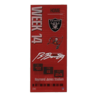 Brock Bowers Signed 2024 Raiders Commemorative Game Ticket (Beckett) at PristineAuction.com