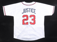 David Justice Signed Jersey (Beckett) at PristineAuction.com
