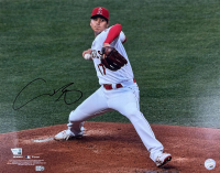Shohei Ohtani Signed Angeles 16x20 Photo (Fanatics & MLB) at PristineAuction.com