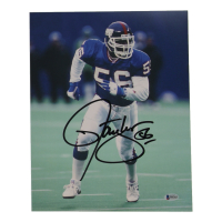 Lawrence Taylor Signed Giants 11x14 Photo (Beckett) at PristineAuction.com