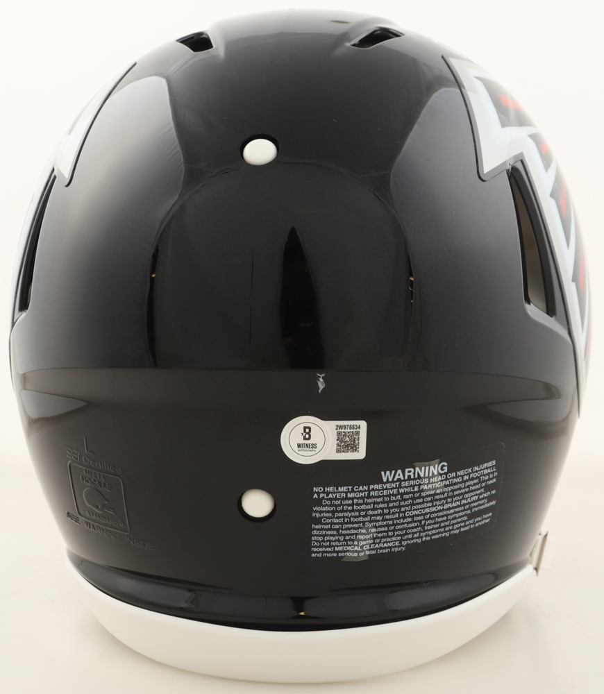 Julio Jones Signed Falcons Full-Size Authentic On-Field Speed Helmet (Beckett) at PristineAuction.com Julio Jones Signed Falcons Full-Size Authentic On-Field Speed Helmet (Beckett) at PristineAuction.com