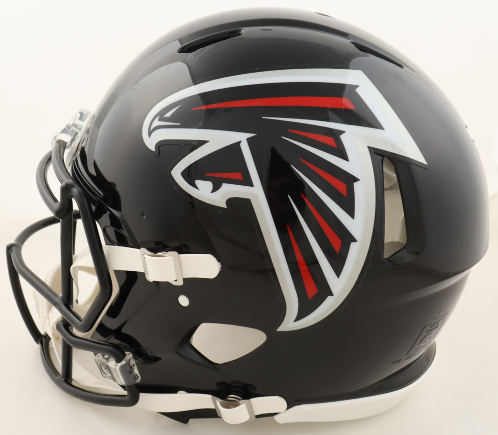 Julio Jones Signed Falcons Full-Size Authentic On-Field Speed Helmet (Beckett) at PristineAuction.com Julio Jones Signed Falcons Full-Size Authentic On-Field Speed Helmet (Beckett) at PristineAuction.com