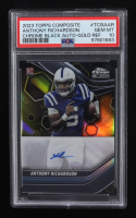 Anthony Richardson 2023 Topps Composite Chrome Black Autographs Gold Refractors #TCBAAR RC #26/50 (PSA 10) at PristineAuction.com