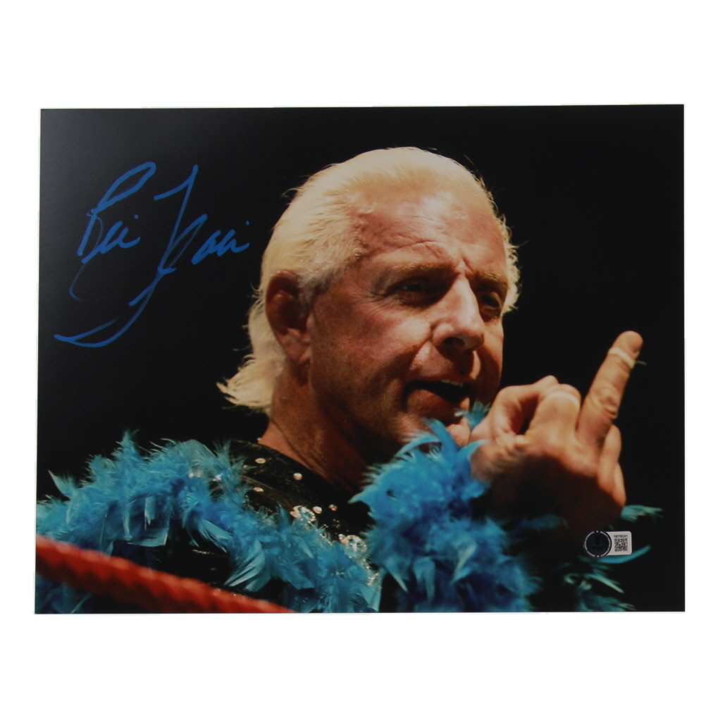 Rick Flair Signed WWE 11x14 Photo (Beckett) at PristineAuction.com Rick Flair Signed WWE 11x14 Photo (Beckett) at PristineAuction.com