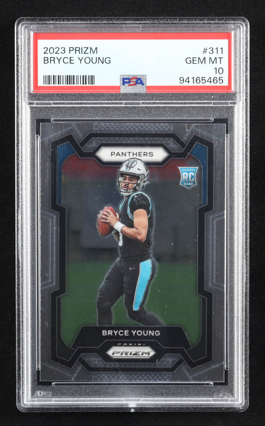 Bryce Young 2023 Panini Prizm #311 RC (PSA 10) at PristineAuction.com Bryce Young 2023 Panini Prizm #311 RC (PSA 10) at PristineAuction.com