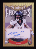 Bo Nix 2024 Topps Finest Prodigies Gold #P-BN RC at PristineAuction.com