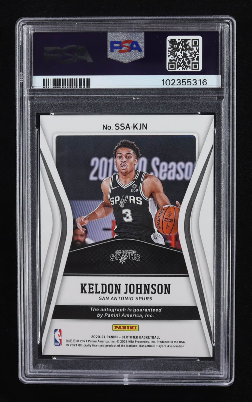 Keldon Johnson 2020-21 Certified Sophomore Sensations Autographs #5 (PSA 10) at PristineAuction.com Keldon Johnson 2020-21 Certified Sophomore Sensations Autographs #5 (PSA 10) at PristineAuction.com