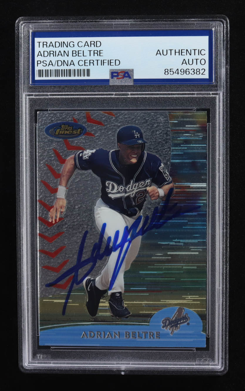 Adrian Beltre Signed 2000 Finest #223 (PSA) at PristineAuction.com Adrian Beltre Signed 2000 Finest #223 (PSA) at PristineAuction.com
