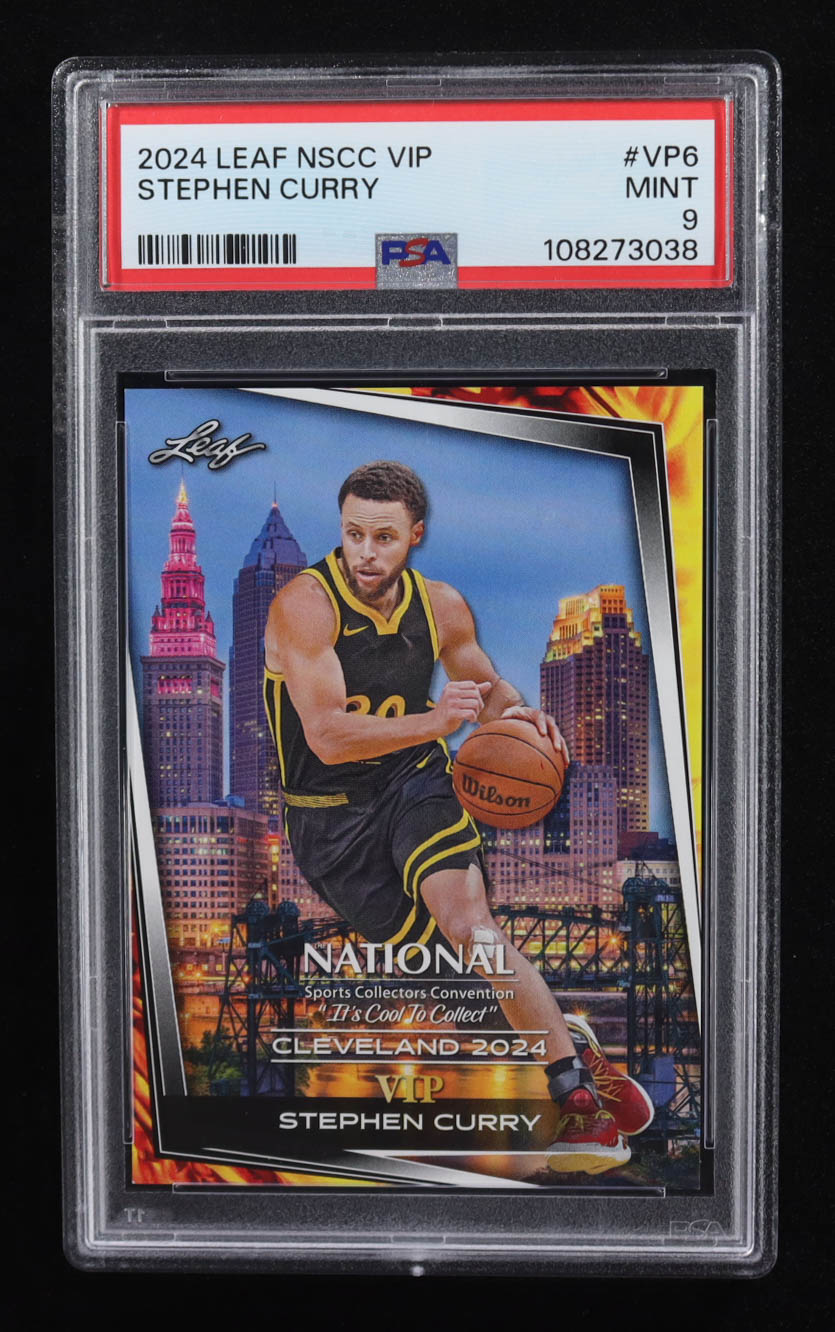 Stephen Curry 2024 Leaf NSCC VIP #VP6 (PSA 9) at PristineAuction.com Stephen Curry 2024 Leaf NSCC VIP #VP6 (PSA 9) at PristineAuction.com