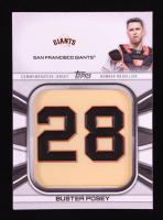 Buster Posey 2022 Topps Commemorative Player Jersey Number Medallions #JNMBP at PristineAuction.com