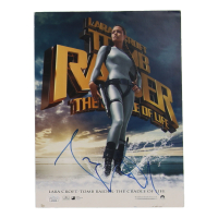Angelina Jolie Signed "Lara Croft: Tomb Raider – The Cradle of Life" 9x12 Movie Poster Photo (JSA) at PristineAuction.com