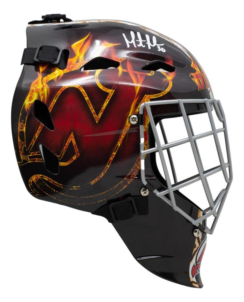 Martin Brodeur Signed Devils Full-Size Goalie Mask (Steiner) at PristineAuction.com Martin Brodeur Signed Devils Full-Size Goalie Mask (Steiner) at PristineAuction.com