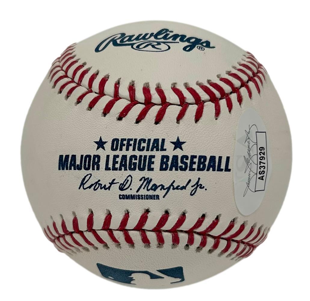 Trevor Bauer Signed OML Baseball Inscribed "Cy Young" (JSA) at PristineAuction.com Trevor Bauer Signed OML Baseball Inscribed "Cy Young" (JSA) at PristineAuction.com