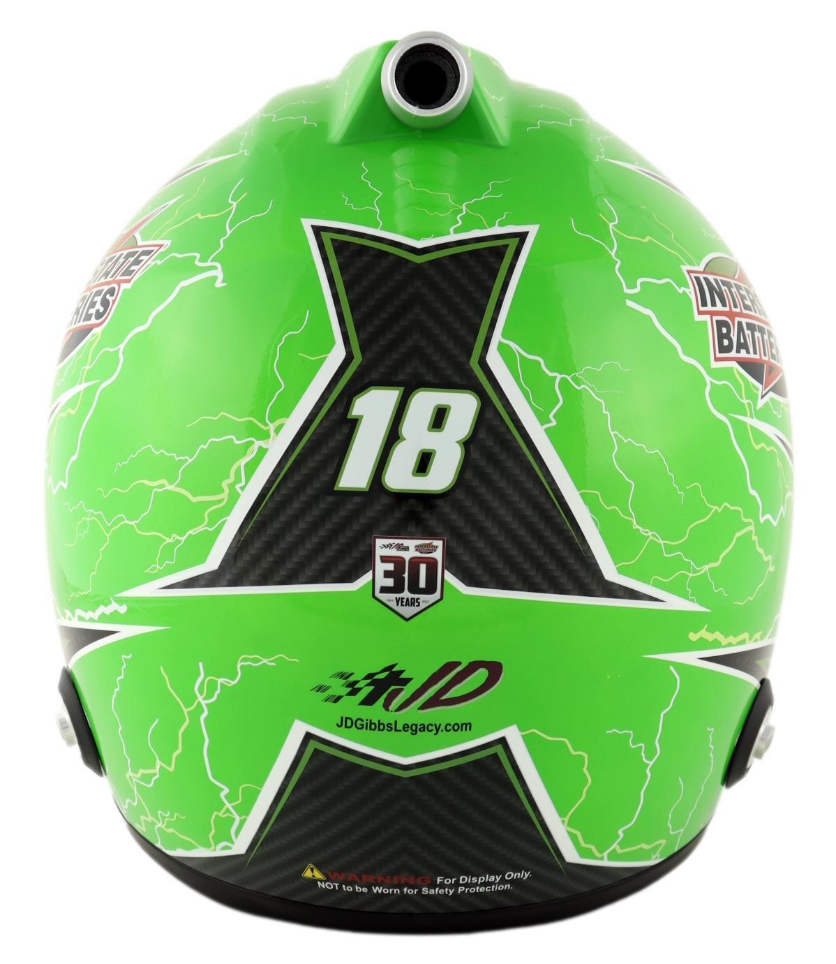 Kyle Busch Signed 2021 NASCAR Interstate Batteries Full-Size Helmet (PA) at PristineAuction.com Kyle Busch Signed 2021 NASCAR Interstate Batteries Full-Size Helmet (PA) at PristineAuction.com